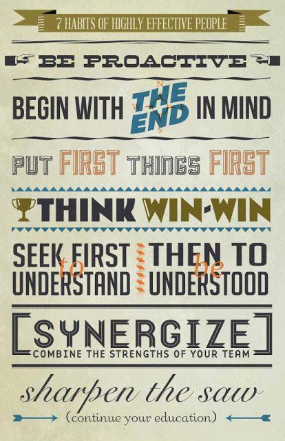 The 7 Habits of Highly Effective People [infographic]